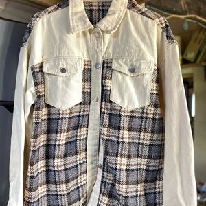 🪴2for10 Plaid Button-Up Jacket🪴